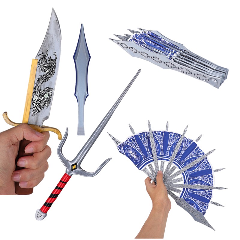 Cosplay Prop Sword - Mortal Cosplay Kombat Składany Wachlarz Fantazja