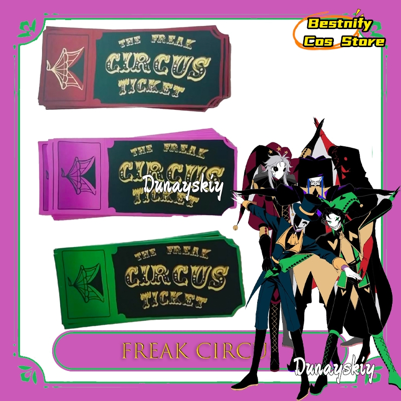 Anime Merchandise In Japanese - Karta Biletowa BFreak Circus Czerwona Zielona