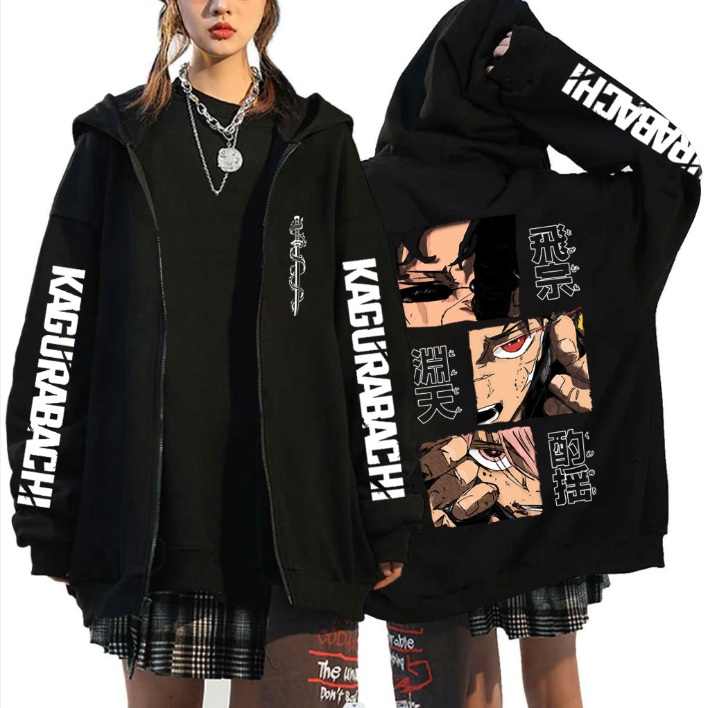 Anime Merch Hoodie - Japońskie Anime Kagurabachi Chihiro Rokuhira Merch
