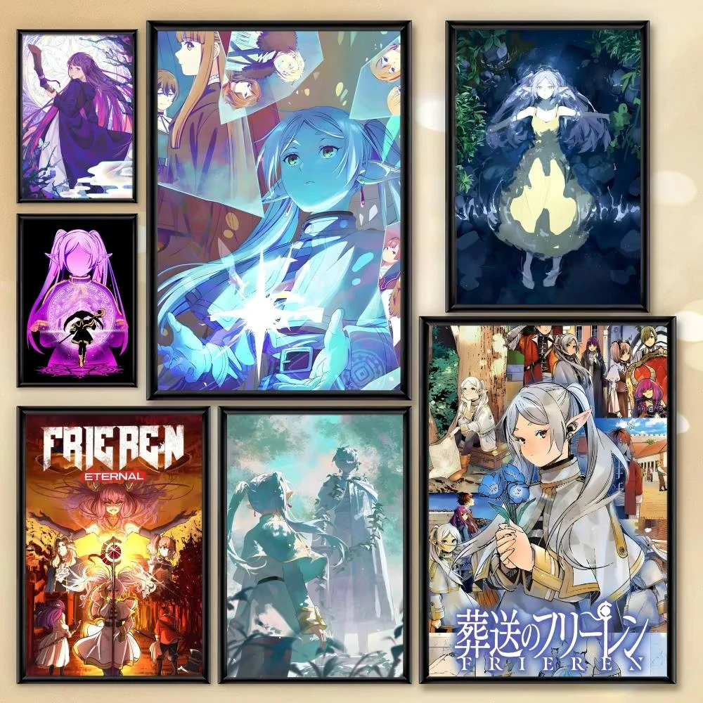 Frieren Anime Merchandise - Zestawy do malowania po numerach DIY,