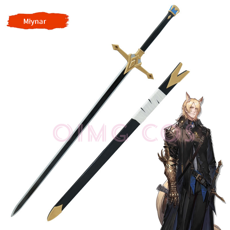 Cosplay Prop Sword - Arknights Mlynar - Rekwizyty do Cosplayu,