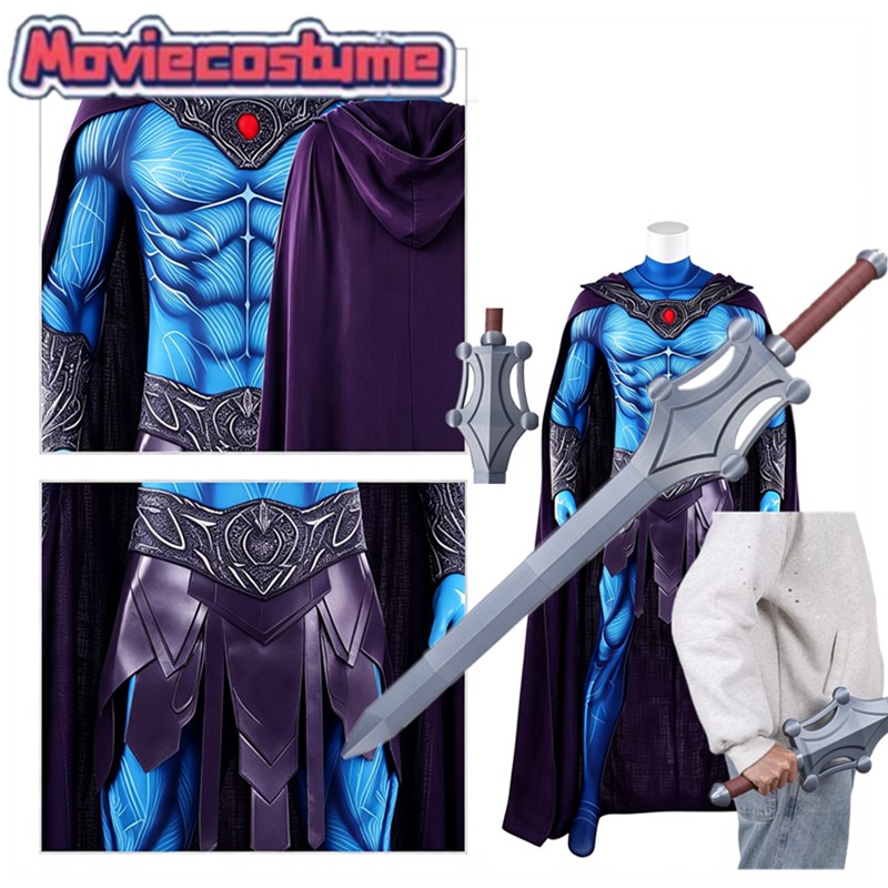 Cosplay Prop Sword - Masters 2026 Skeletor Cosplay Królewski Kombinezon