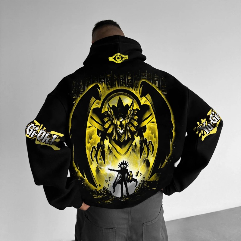 Męska bluza z kapturem Y2K na  – Anime Merch Hoodie recenzja i cena