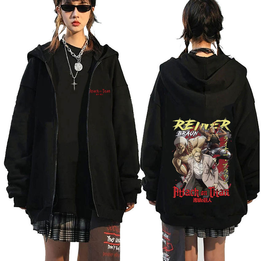 Anime Attack on Titan Reiner B – Anime Merch Hoodie recenzja i cena