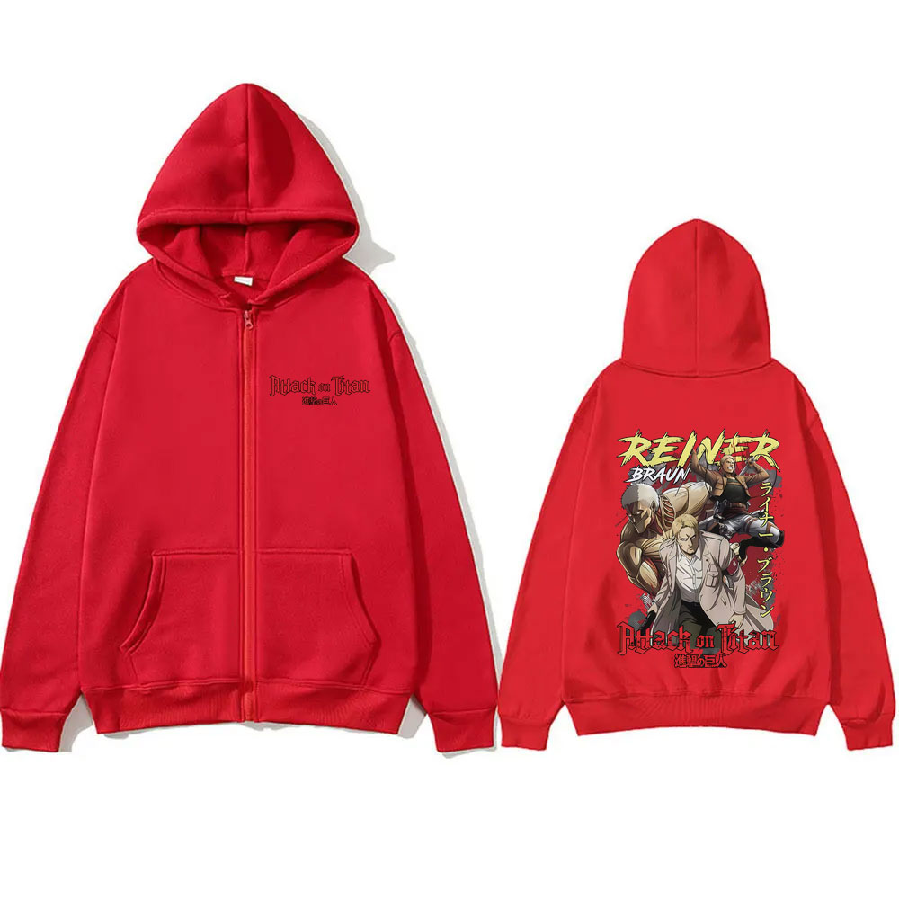Anime Attack on Titan Reiner B – Anime Merch Hoodie recenzja i cena