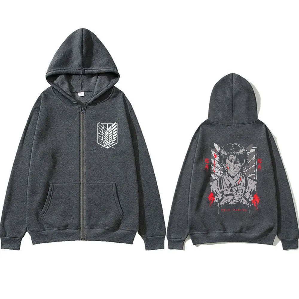Anime Attack on Titan Levi Ack – Anime Merch Hoodie recenzja i cena