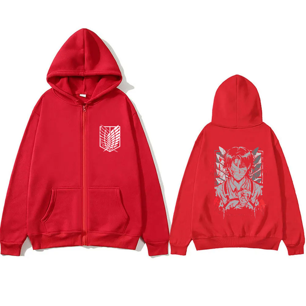 Anime Attack on Titan Levi Ack – Anime Merch Hoodie recenzja i cena